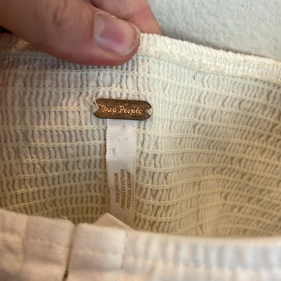 NWT Free People Cheyenne Puff Sleeve Denim Dress Size Medium - Picture 8 of 15